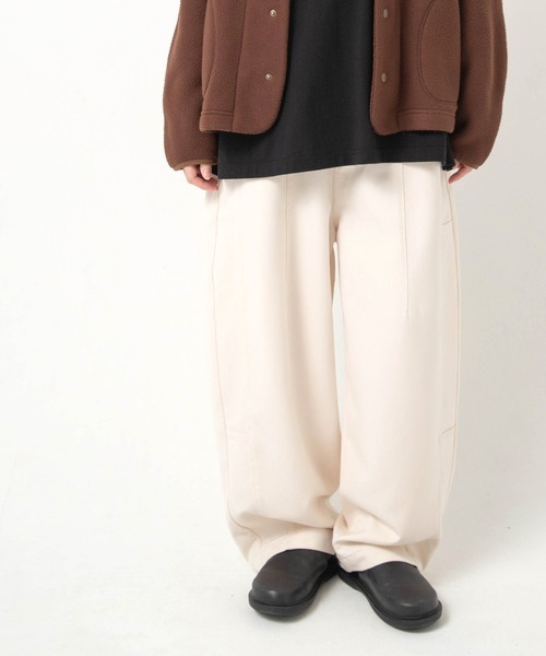 URCH RNA（アーチ アールエヌエー）の「R4489 ニットクロスのバルーンパンツ（その他パンツ・レディース・ナチュラル/ブラック/グレー・FREE）」の7枚目の写真