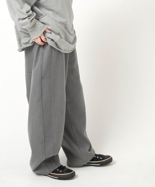 URCH RNA（アーチ アールエヌエー）の「R4489 ニットクロスのバルーンパンツ（その他パンツ・レディース・ナチュラル/ブラック/グレー・FREE）」の8枚目の写真