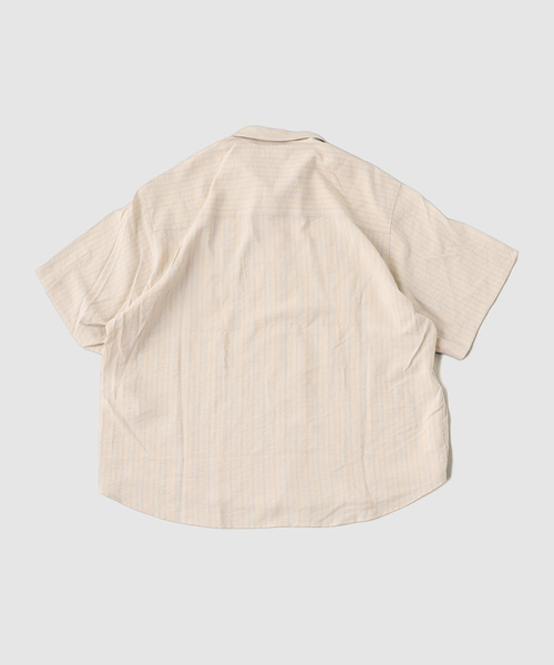 WISM(ウィズム)の「Estudio Niksen / エストゥディオ・ニクセン Shortsleeve Wide Shirt st(シャツ/ブラウス・メンズ・ベージュ・1)」の8枚目の写真
