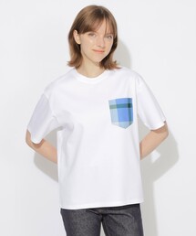 チェックポケットTシャツ