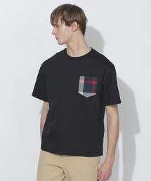 CB CRESTBRIDGE（シービークレストブリッジ）の「チェックポケットTシャツ（Tシャツ/カットソー）」