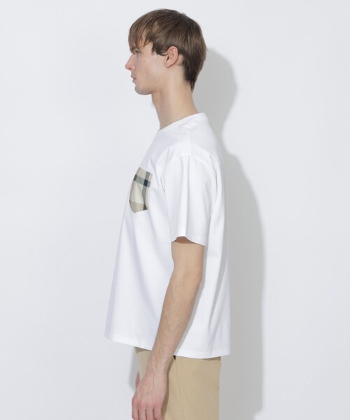 CB CRESTBRIDGE（シービークレストブリッジ）の「チェックポケットTシャツ（Tシャツ/カットソー・レディース・ブラック/ホワイト系その他/ブルー系その他2/オフホワイト・0/2/1/3）」の14枚目の写真