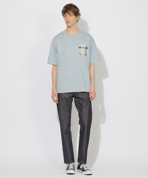 CB CRESTBRIDGE（シービークレストブリッジ）の「チェックポケットTシャツ（Tシャツ/カットソー・レディース・ブラック/ホワイト系その他/ブルー系その他2/オフホワイト・0/2/1/3）」の19枚目の写真