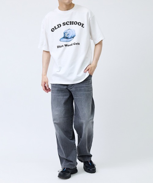 SCREEN STARS(スクリーンスターズ)の「【SCREEN STARS / スクリーンスターズ】キャッププリントTシャツ(Tシャツ/カットソー・メンズ・ホワイト/ブラック・M/LL/L)」の5枚目の写真