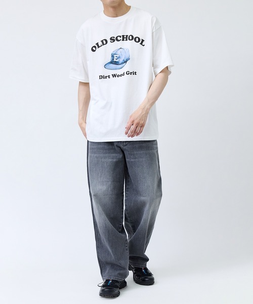 SCREEN STARS(スクリーンスターズ)の「【SCREEN STARS / スクリーンスターズ】キャッププリントTシャツ(Tシャツ/カットソー・メンズ・ホワイト/ブラック・M/LL/L)」の7枚目の写真