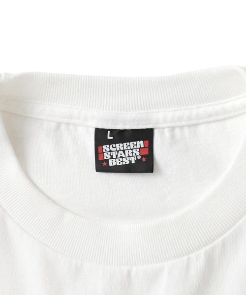 SCREEN STARS(スクリーンスターズ)の「【SCREEN STARS / スクリーンスターズ】キャッププリントTシャツ(Tシャツ/カットソー・メンズ・ホワイト/ブラック・M/LL/L)」の15枚目の写真