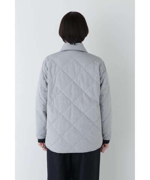 human woman(ヒューマンウーマン)の「【NATICコラボ】キルティングリバーシブルジャケット(ブルゾン・レディース・グレー・MEDIUM)」の6枚目の写真