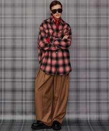 【2026Autumn PRE-ORDER】2WAY Check Overshirt/2WAYチェックオーバーシャツ
