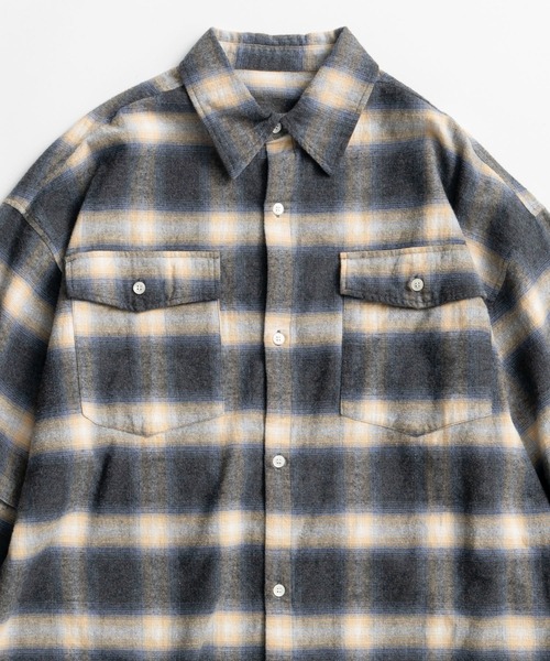 MAISON SPECIAL(メゾンスペシャル)の「【2026Autumn PRE-ORDER】2WAY Check Overshirt/2WAYチェックオーバーシャツ(シャツ/ブラウス・レディース・ブルー/ピンク/ブラウン・FREE)」の21枚目の写真