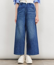 REDYAZEL | 【Sparkle Denim Series】スパークルワイドデニムパンツ(デニムパンツ)