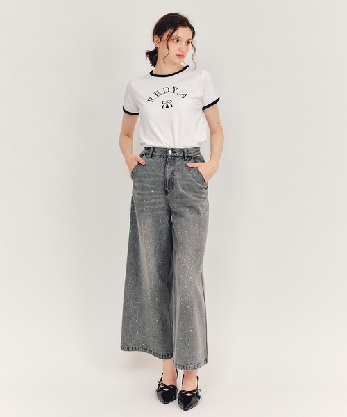 REDYAZEL(レディアゼル)の「【Sparkle Denim Series】スパークルデニムパンツ(デニムパンツ・レディース・ライトグレー/ネイビー・SMALL/MEDIUM)」の16枚目の写真