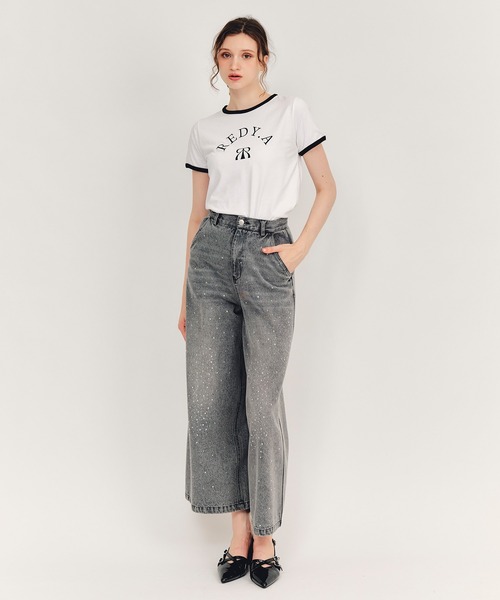 REDYAZEL(レディアゼル)の「【Sparkle Denim Series】スパークルデニムパンツ(デニムパンツ・レディース・ライトグレー/ネイビー・SMALL/MEDIUM)」の18枚目の写真