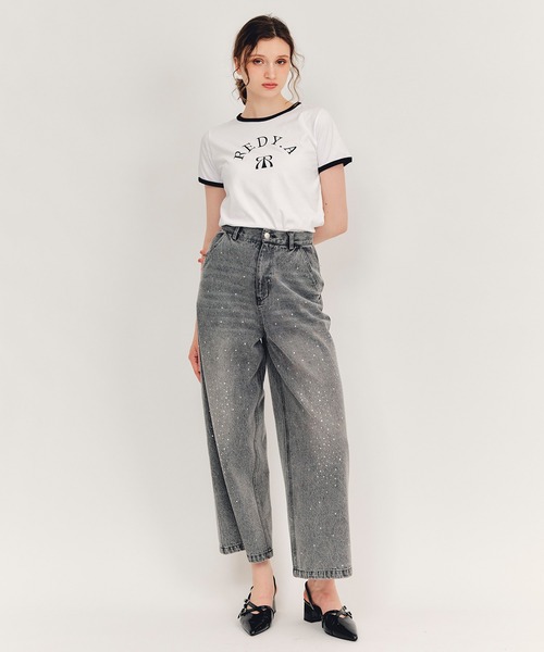 REDYAZEL(レディアゼル)の「【Sparkle Denim Series】スパークルデニムパンツ(デニムパンツ・レディース・ライトグレー/ネイビー・SMALL/MEDIUM)」の20枚目の写真