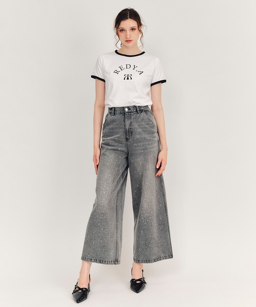 REDYAZEL(レディアゼル)の「【Sparkle Denim Series】スパークルデニムパンツ(デニムパンツ・レディース・ライトグレー/ネイビー・SMALL/MEDIUM)」の21枚目の写真