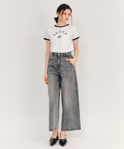 REDYAZEL(レディアゼル)の「【Sparkle Denim Series】スパークルデニムパンツ(デニムパンツ・レディース・ライトグレー/ネイビー・SMALL/MEDIUM)」の22枚目の写真