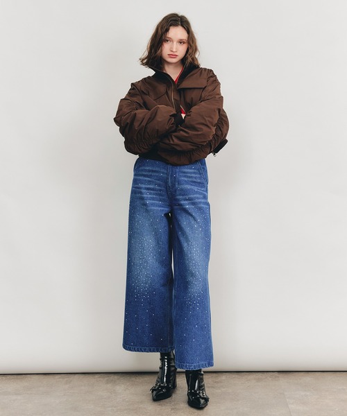 REDYAZEL(レディアゼル)の「【Sparkle Denim Series】スパークルデニムパンツ(デニムパンツ・レディース・ライトグレー/ネイビー・SMALL/MEDIUM)」の6枚目の写真