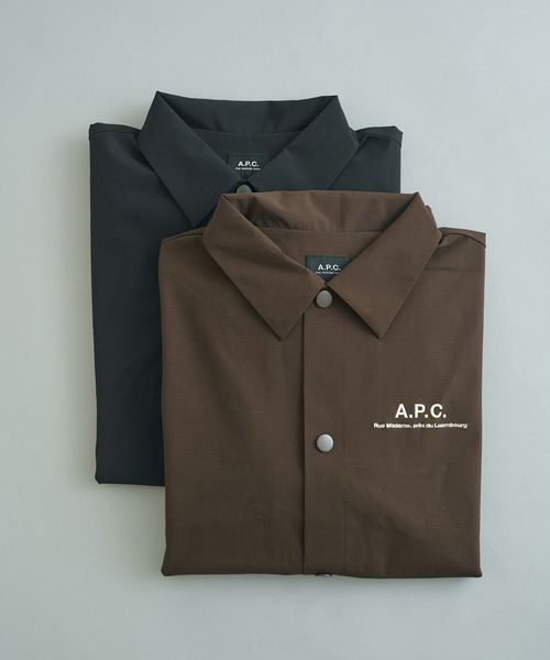 JOURNAL STANDARD relume(ジャーナルスタンダード レリューム)の「A.P.C. / アー・ペー・セー 別注 レイモンド ブルゾン(その他アウター・メンズ・ブラウン/ブラック・LARGE/MEDIUM)」の14枚目の写真