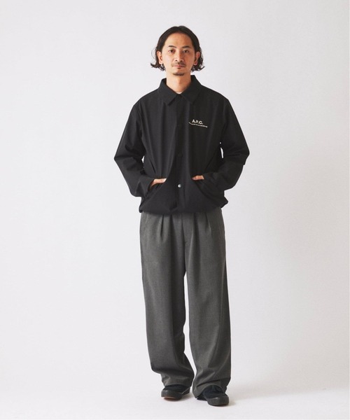JOURNAL STANDARD relume(ジャーナルスタンダード レリューム)の「A.P.C. / アー・ペー・セー 別注 レイモンド ブルゾン(その他アウター・メンズ・ブラウン/ブラック・LARGE/MEDIUM)」の17枚目の写真
