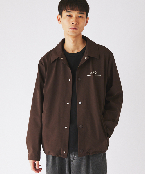 JOURNAL STANDARD relume(ジャーナルスタンダード レリューム)の「A.P.C. / アー・ペー・セー 別注 レイモンド ブルゾン(その他アウター・メンズ・ブラウン/ブラック・LARGE/MEDIUM)」の21枚目の写真