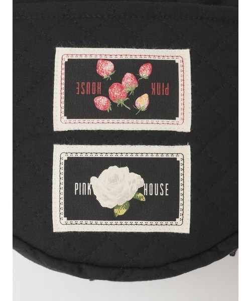 PINK HOUSE(ピンクハウス)の「クレープリーモチーフ丸形ポシェット(ショルダーバッグ・レディース・ブラック/アイボリー・フリー)」の11枚目の写真