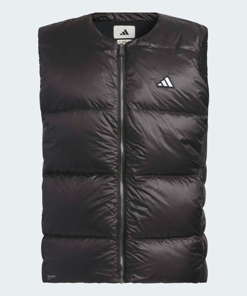 adidas(アディダス)の「PERTEX QUANTUM フルジップ ダウンベスト【adidas Golf/アディダスゴルフ】(ダウンベスト・メンズ・ブラック・MEDIUM/LARGE/X-LARGE/XX-LARGE)」の4枚目の写真