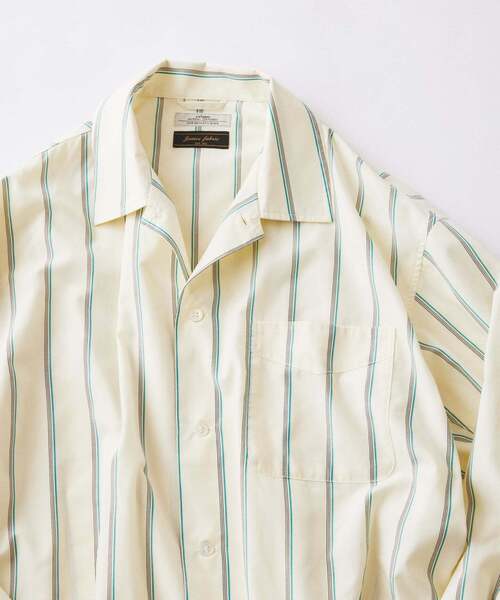 JOURNAL STANDARD relume(ジャーナルスタンダード レリューム)の「JAMES FABRIC/ジェームスファブリック レーヨンブレンド シャツ(シャツ/ブラウス・メンズ・アイボリー/ネイビー/サックスブルー/ブラウン/ブルー・MEDIUM/LARGE)」の22枚目の写真
