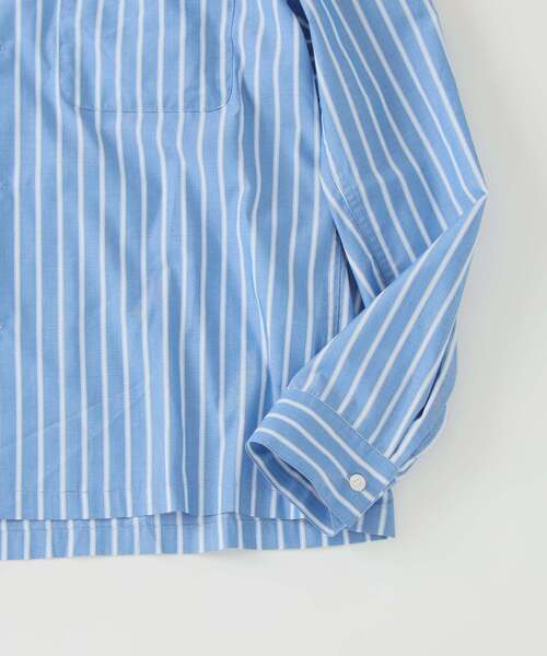 JOURNAL STANDARD relume(ジャーナルスタンダード レリューム)の「JAMES FABRIC/ジェームスファブリック レーヨンブレンド シャツ(シャツ/ブラウス・メンズ・アイボリー/ネイビー/サックスブルー/ブラウン/ブルー・MEDIUM/LARGE)」の13枚目の写真