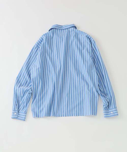 JOURNAL STANDARD relume(ジャーナルスタンダード レリューム)の「JAMES FABRIC/ジェームスファブリック レーヨンブレンド シャツ(シャツ/ブラウス・メンズ・アイボリー/ネイビー/サックスブルー/ブラウン/ブルー・MEDIUM/LARGE)」の16枚目の写真