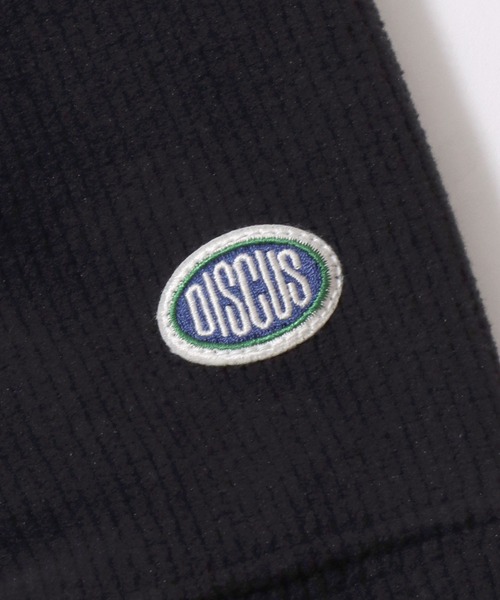 DISCUS(ディスカス)の「DISCUS/ディスカス オーバーサイズ ストライプフリース 裏シャギー ロゴワッペン刺繍 トレーナー スウェット レディース メンズ セットアップ対応(スウェット・メンズ・アイボリー/モカ/ネイビー/ブラック・LL/L/M)」の15枚目の写真