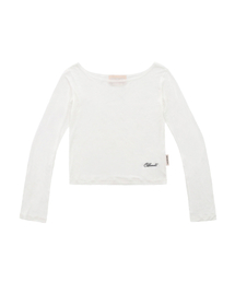 MONO BOAT NECK LONG SLEEVE WHITE