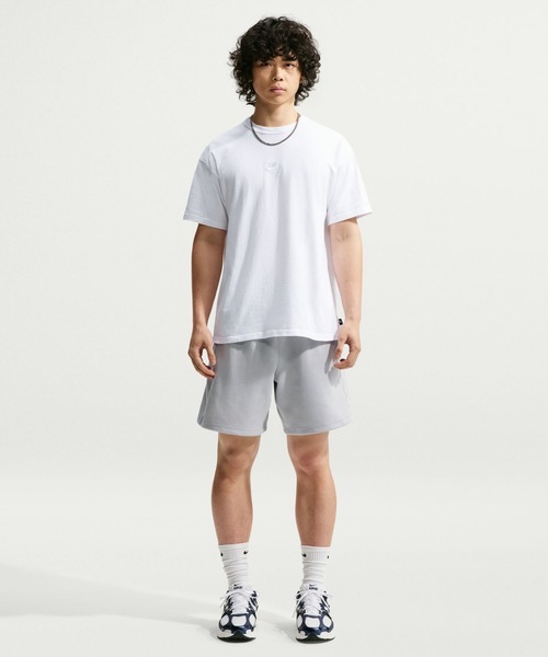 NIKE（ナイキ）の「NIKE ナイキ ナイキ クラブ ヴァーシティ ショート（スウェットパンツ・メンズ・グレー・3L/LL/L/M/S）」の2枚目の写真