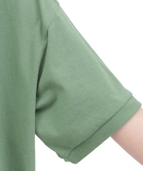 チチカカ(チチカカ)の「レイヤード風アロー刺繍プルオーバー(Tシャツ/カットソー・レディース・オフホワイト/チャコールグレー/グリーン・FREE)」の7枚目の写真