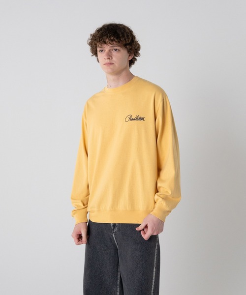 PENDLETON(ペンドルトン)の「ヘビーウェイト ラベルロングスリーブTシャツ(Tシャツ/カットソー・メンズ・グリーン系/マルーン/インディゴブルー/杢グレー/ライトイエロー系・SMALL/MEDIUM/LARGE/X-LARGE)」の4枚目の写真