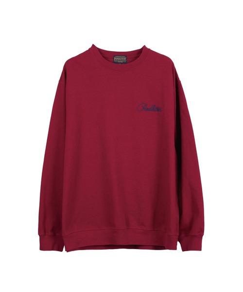 PENDLETON(ペンドルトン)の「ヘビーウェイト ラベルロングスリーブTシャツ(Tシャツ/カットソー・メンズ・グリーン系/マルーン/インディゴブルー/杢グレー/ライトイエロー系・SMALL/MEDIUM/LARGE/X-LARGE)」の14枚目の写真