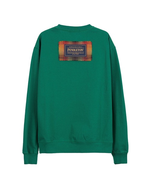 PENDLETON(ペンドルトン)の「ヘビーウェイト ラベルロングスリーブTシャツ(Tシャツ/カットソー・メンズ・グリーン系/マルーン/インディゴブルー/杢グレー/ライトイエロー系・SMALL/MEDIUM/LARGE/X-LARGE)」の21枚目の写真