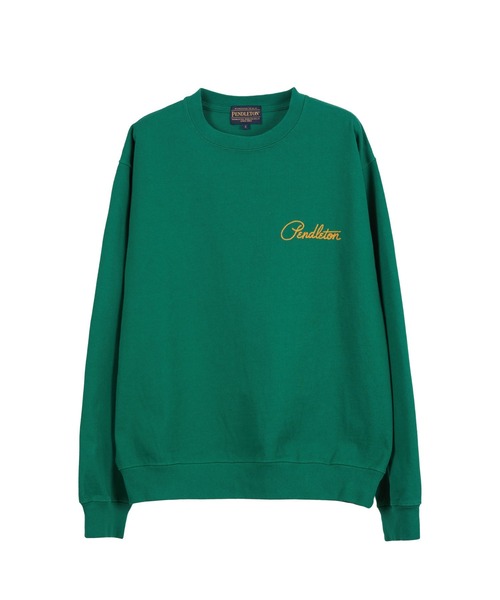 PENDLETON(ペンドルトン)の「ヘビーウェイト ラベルロングスリーブTシャツ(Tシャツ/カットソー・メンズ・グリーン系/マルーン/インディゴブルー/杢グレー/ライトイエロー系・SMALL/MEDIUM/LARGE/X-LARGE)」の20枚目の写真