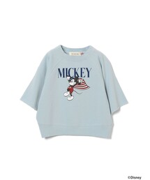 GOOD ROCK SPEED（グッドロックスピード）の「【一部WEB限定】【別注】GOOD ROCK SPEED / Disney ショート スリーブ スウェット 2026FW（100～150cm）裏毛 ラグラン キャラ（スウェット）」