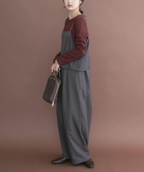 ITEMS URBANRESEARCH（アイテムズ アーバンリサーチ）の「インナー付きヘリンボンセットアップ（セットアップ・レディース・グレー/ブラック/ブラウン・FREE）」の3枚目の写真