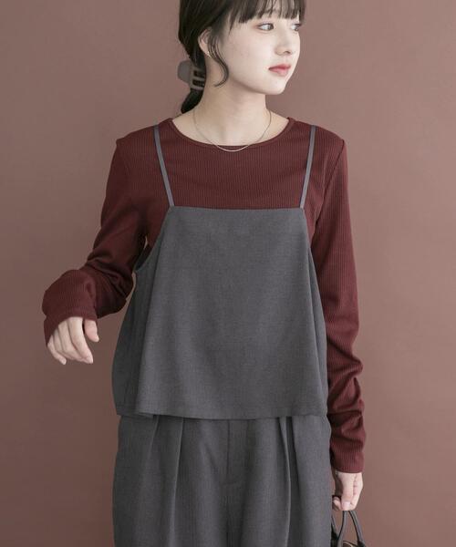 ITEMS URBANRESEARCH（アイテムズ アーバンリサーチ）の「インナー付きヘリンボンセットアップ（セットアップ・レディース・グレー/ブラック/ブラウン・FREE）」の15枚目の写真