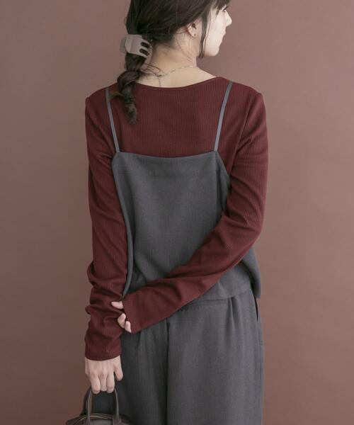 ITEMS URBANRESEARCH（アイテムズ アーバンリサーチ）の「インナー付きヘリンボンセットアップ（セットアップ・レディース・グレー/ブラック/ブラウン・FREE）」の17枚目の写真