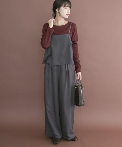 ITEMS URBANRESEARCH（アイテムズ アーバンリサーチ）の「インナー付きヘリンボンセットアップ（セットアップ・レディース・グレー/ブラック/ブラウン・FREE）」の20枚目の写真