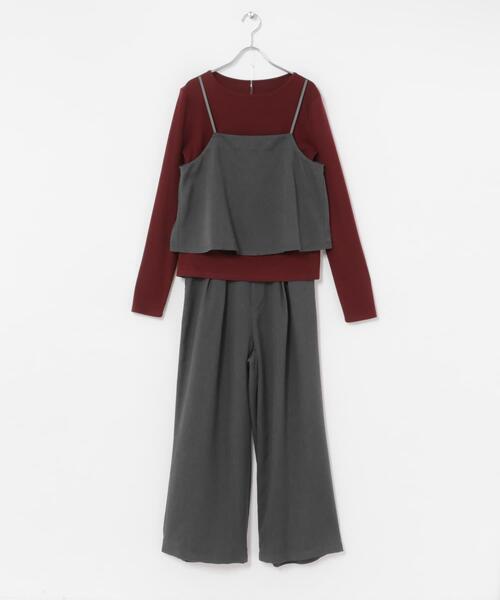 ITEMS URBANRESEARCH（アイテムズ アーバンリサーチ）の「インナー付きヘリンボンセットアップ（セットアップ・レディース・グレー/ブラック/ブラウン・FREE）」の21枚目の写真