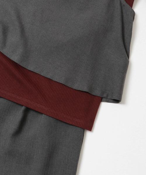 ITEMS URBANRESEARCH（アイテムズ アーバンリサーチ）の「インナー付きヘリンボンセットアップ（セットアップ・レディース・グレー/ブラック/ブラウン・FREE）」の22枚目の写真