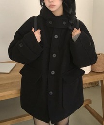 フード付きコート