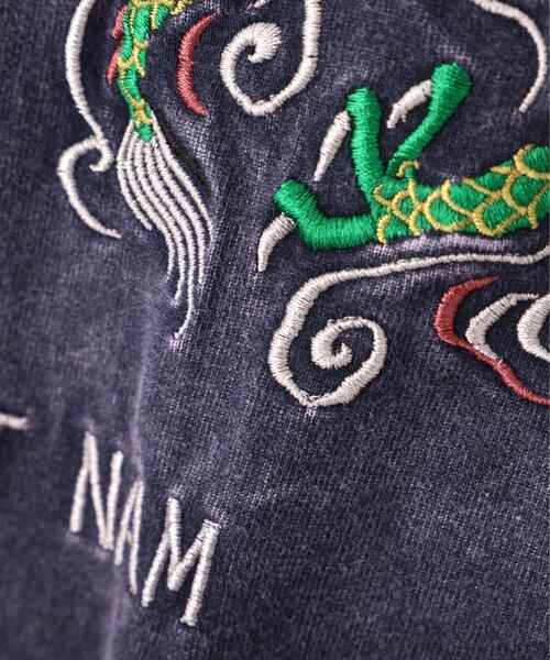 AVIREX（アヴィレックス）の「《NAVAL COLLECTION》U.S.NAVY FAR EAST CRUISE（Tシャツ/カットソー・レディース・ネイビー/ホワイト系2・F）」の20枚目の写真