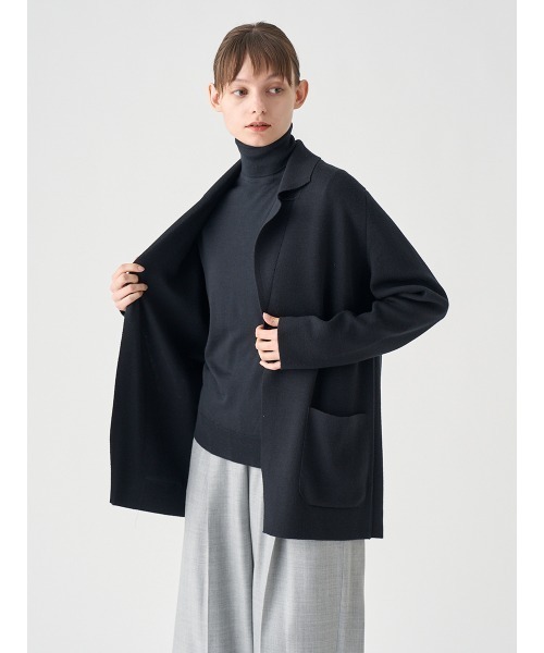 JOHN SMEDLEY(ジョンスメドレー)の「タートルネック長袖ニットプルオーバー(ニット/セーター・レディース・ブラック・S)」の4枚目の写真