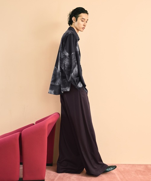 HARE(ハレ)の「【SET UP対応】YOSEカサネシャツジャケット(HARE(シャツ/ブラウス・メンズ・グレー系その他/ブラック・FREE)」の15枚目の写真