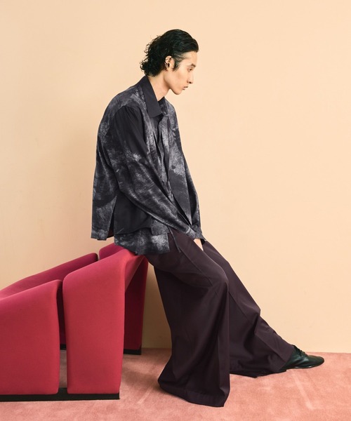 HARE(ハレ)の「【SET UP対応】YOSEカサネシャツジャケット(HARE(シャツ/ブラウス・メンズ・グレー系その他/ブラック・FREE)」の17枚目の写真