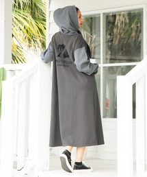 【Kahiko】SURF&Palms ニックフードワンピース