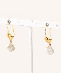 【CHAN LUU】FROG DROP EARRINGS LABRADORITE